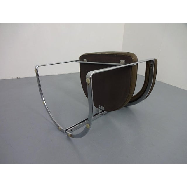 Model 6911 Armchair in Leather by Horst Brüning for Kill International, Germany, 1968 For Sale - Image 10 of 15