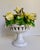 Yellow Vintage Italian Hand-Painted Yellow Tulip Majolica Bouquet Centerpiece For Sale - Image 8 of 12