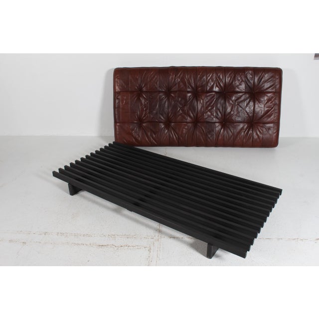 DS 80 Daybed in Patchwork Aniline Leather with Wood Frame from de Sede, 1969 For Sale - Image 10 of 13