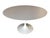 White Mid-Century "Tulip" 42" Round Dining Table For Sale - Image 8 of 8