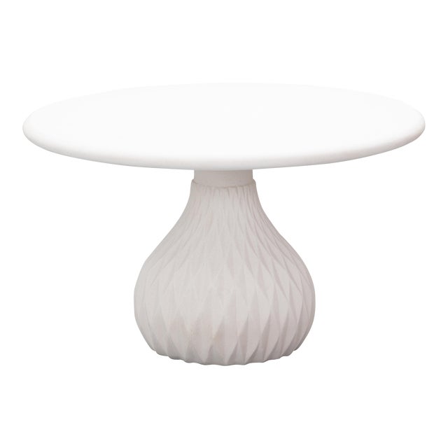 Tulum Ivory Concrete Coffee Table For Sale