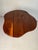 1970s Freeform Sculptural Side Table in Stack Laminated Walnut For Sale - Image 9 of 9