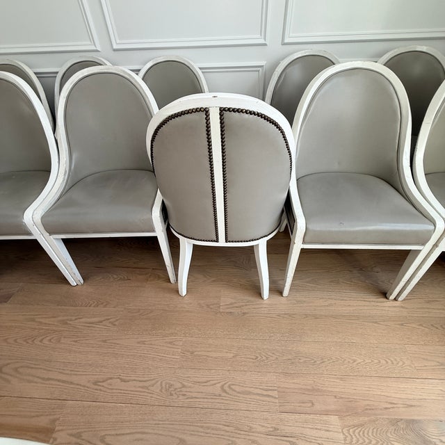 Set of 10 Vintage Spoonback Chairs For Sale - Image 11 of 13