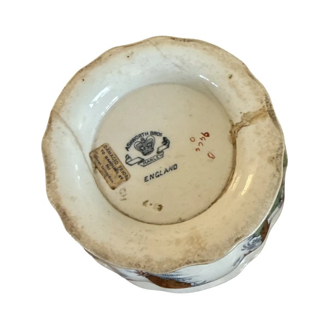 Art Deco Antique Ashworth Bros. Hanley Ironstone Jardinière – Santini Bros. Provenance, c.1890 For Sale - Image 3 of 7