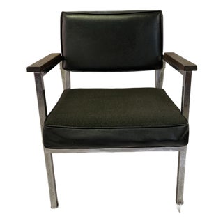Vintage Eck-Adams Chrome Frame Office Chair For Sale