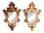 18th Century Italian Hand Carved Gilt Mirrors - a Pair For Sale