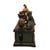 Green Vintage-Style Cast Iron Mechanical "Cat and Mouse" Coin Bank - Whimsical Folk Art For Sale - Image 8 of 10