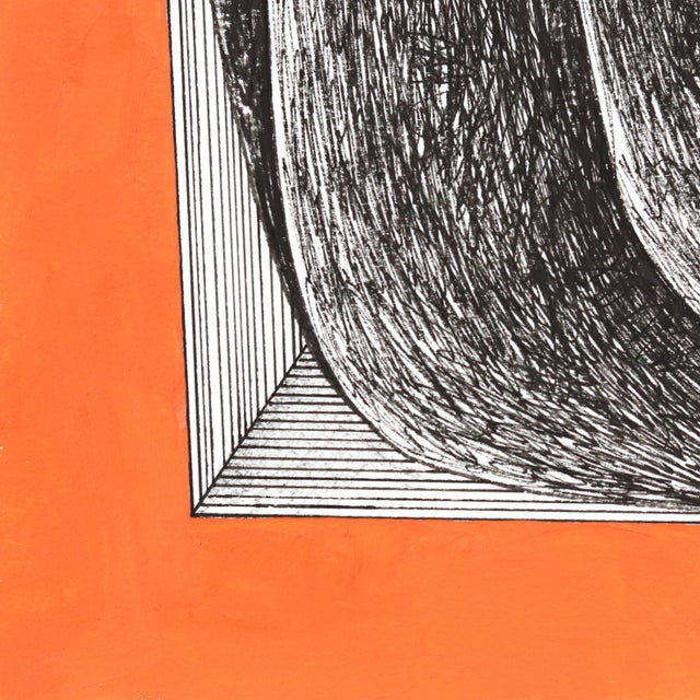 Boxed - Abstract Figurative Art on Paper Original Artwork by Melissa Chalhoub For Sale - Image 4 of 5