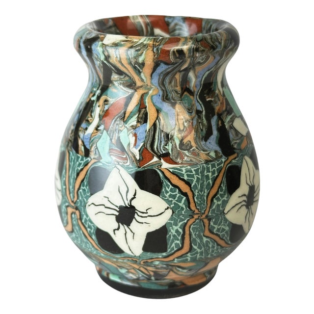 Terre Mêlée Mosaic Vase by Jean Gerbino for Vallauris, France, 1950s For Sale