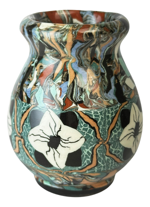 Terre Mêlée Mosaic Vase by Jean Gerbino for Vallauris, France, 1950s