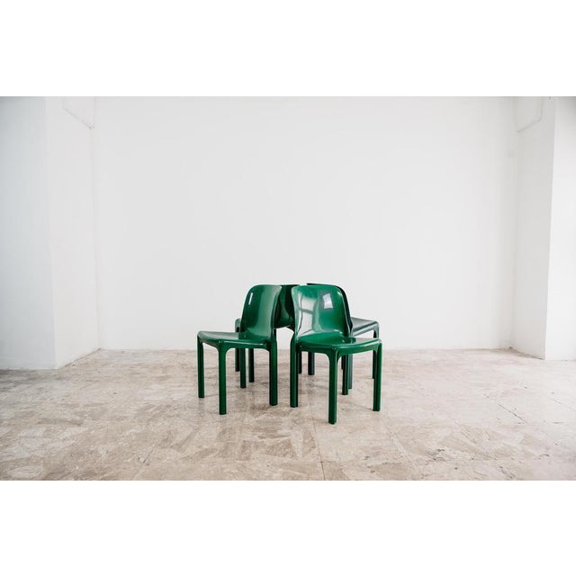 Selene Chairs by Vico Magistretti for Artemide, 1960s, Set of 8 For Sale - Image 6 of 18