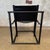 1990s Post Modern Black Leather and Metal Armchair #2 Attributed to Radbound Van Beekum for Pastoe For Sale In Los Angeles - Image 6 of 11