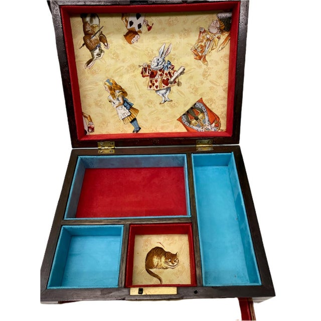 Antique campaign box/ jewelry box For Sale - Image 4 of 4