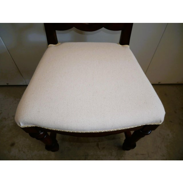 Antique Early 20th Century Walnut Chairs, Set of 6 For Sale - Image 6 of 17