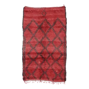 Vintage Berber Beni M'Guild Moroccan Rug - 06'08 X 10'11
