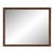 1950s French Gold Gilt Carved Wood Baroque Floral Rectangular Mirror For Sale