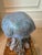 Sky Blue Vintage Signed 1970’s Ceramic Brutalist Sculpture For Sale - Image 8 of 17