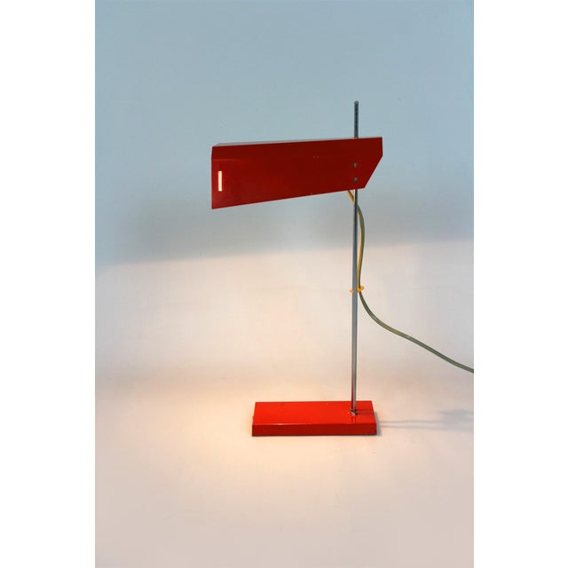 Red Table Lamp by Josef Hurka for Lidokov, 1970s For Sale - Image 17 of 17