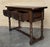 Wood Spanish Console Table with Carved Drawers and Iron Handles, 1890s For Sale - Image 7 of 9