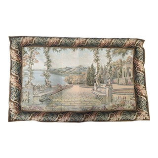 Vintage Circa 1990s Gobelin-Style Verdure Tapestry For Sale