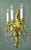 Mid 20th Century Restored French Gold Gilded Bronze & Crystal 3 Arm Wall Sconces - a Pair For Sale - Image 4 of 13