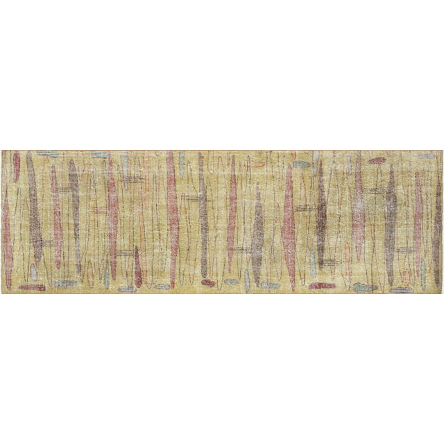 1960s Zeki Muren Mid-Century Modern Turkish Runner For Sale In Los Angeles - Image 6 of 6