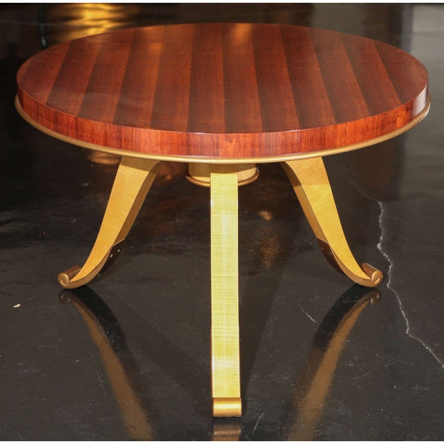 Art Deco French Rosewood Coffee Table/Continental Table For Sale - Image 3 of 9