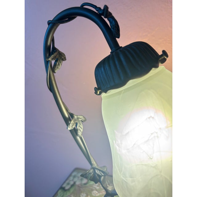 1930s 1930s Art Nouveau Cast Bronze Fairy on Swing Ivy Andrea Sadek For Sale - Image 5 of 6