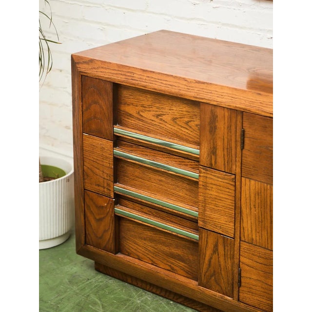 Lane Brutalist 9 Drawer Dresser For Sale - Image 10 of 12
