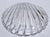 Vintage Mikasa Walther Glas Seascape Clear Thick Crystal Seashell Platter Centerpiece Bowl For Sale - Image 9 of 11