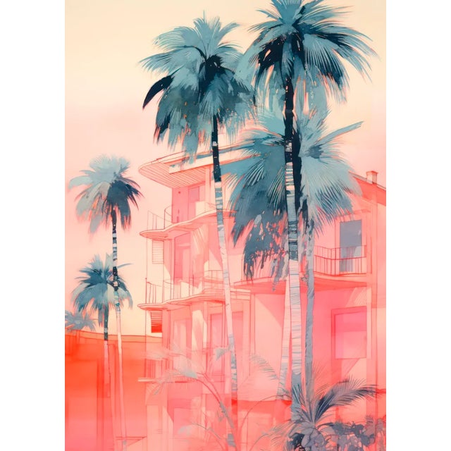 Immerse yourself in the tranquil beauty of a tropical oasis with our "Tropical Serenity" art print. Sized at a versatile...