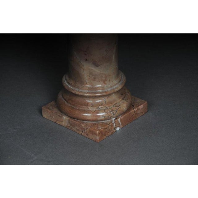 Marble Column in Red Onyx For Sale - Image 10 of 12