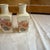 1970s Miniature Pair of Small White Ceramic Asian Vases With Floral Accents For Sale - Image 4 of 7