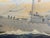 Traditional Worden Wood Gouache Of Coast Guard Ship For Sale - Image 3 of 12