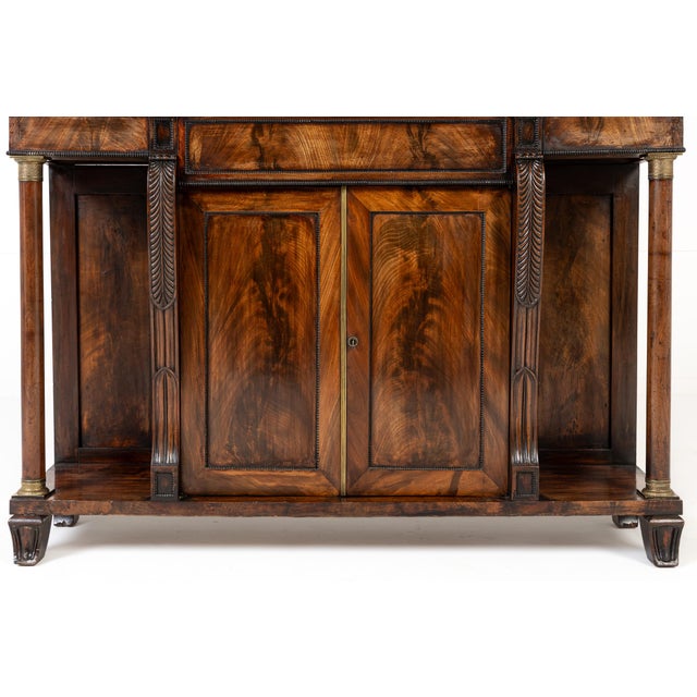Antique English Regency Side Cabinet in Mahogany For Sale - Image 13 of 14