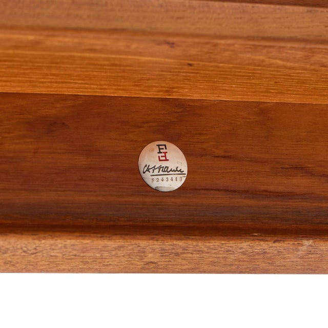 Finn Juhl for France & Søn Fd510 Expanding Teak Dining Table With 2 Leaves For Sale - Image 14 of 14