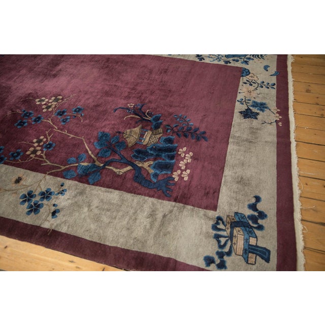 Antique Art Deco Carpet - 7'1" x 13'6" For Sale - Image 13 of 16