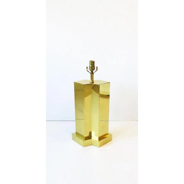 Modern Brass Desk or Table Lamp, Circa 1970s For Sale - Image 4 of 13
