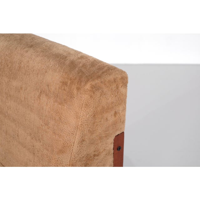 Armchair in Wood and Fabric, Italy, 1960s For Sale - Image 12 of 14