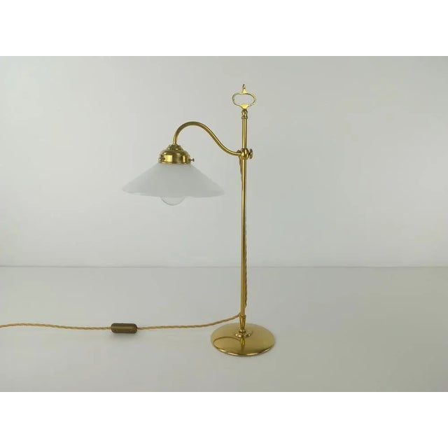 Viennese Table Lamp in Brass, 1930s For Sale - Image 10 of 10