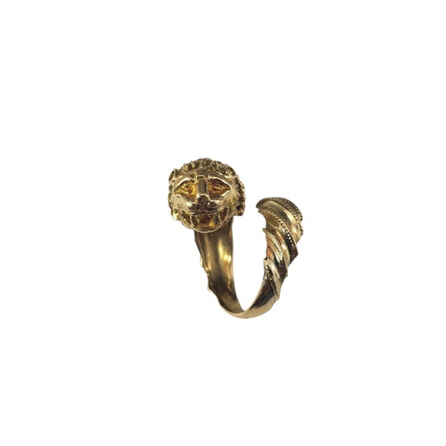 Mid 20th Century 14 Karat Yellow Gold Dragon Ring Size 6 For Sale In New York - Image 6 of 8