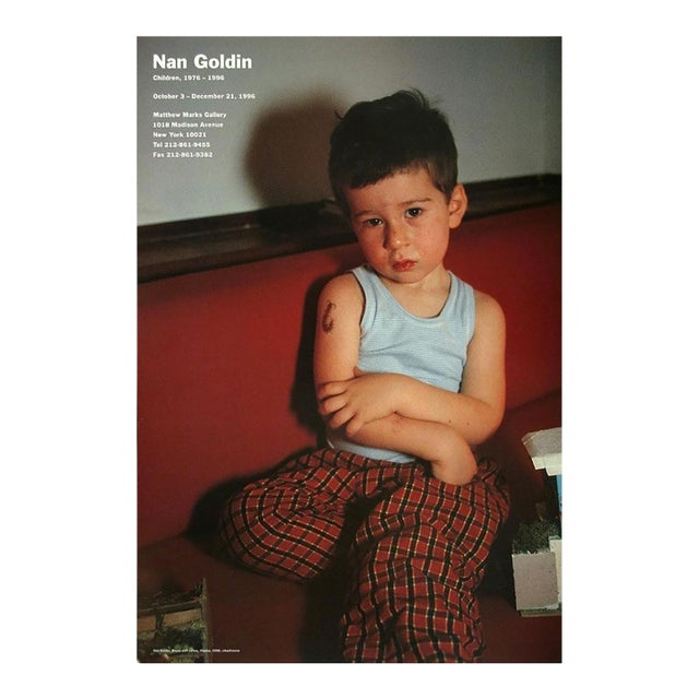 Vintage Nan Goldin Children Official Exhibition Poster For Sale