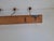 Mid-Century Wooden and Metal Wall Coat Rack, Czechoslovakia, 1960s For Sale - Image 4 of 15