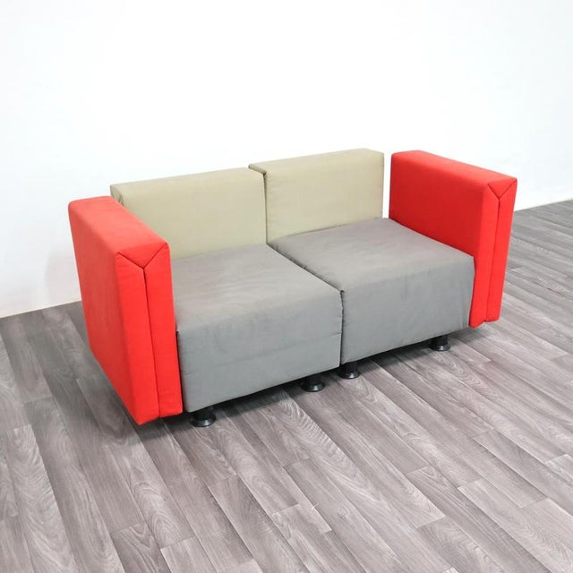 Vintage Modular Sofa by ​​C. Forcolini & Gianfranchi for Alias, 1980s, Set of 2 For Sale - Image 9 of 18