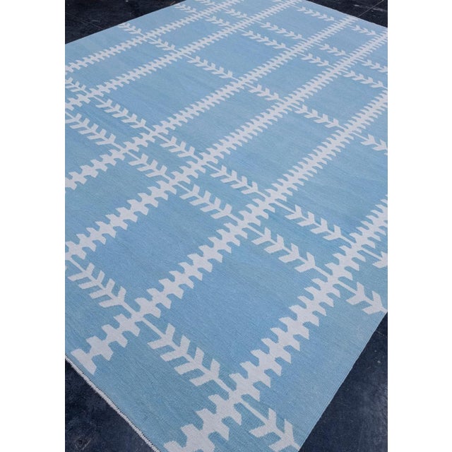 Turkish Oriental Handmade Flatweave Turkish Kilim 8'1" x 10'2" For Sale - Image 3 of 8