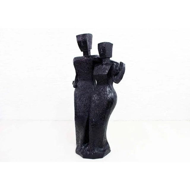 Modernist Couple Figurine in Resin, 2000s For Sale - Image 12 of 13