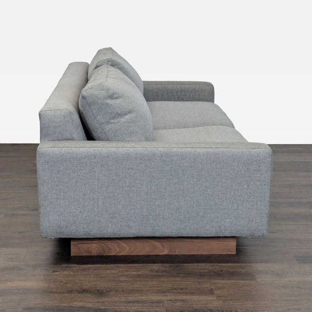 Room & Board Room & Board Pierson Modern Gray Loveseat – Comfortable and Stylish Seating For Sale - Image 4 of 7