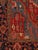 Antique Persian Serapi Carpet Handmade Wool Oriental Rug, Red, Ivory, Light Blue For Sale - Image 16 of 18