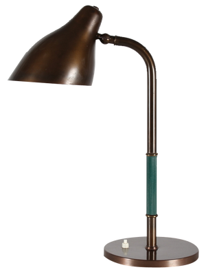 Vilhelm Lauritzen Flexible Desk Lamp in Brass from Lyfa, Denmark, 1940s