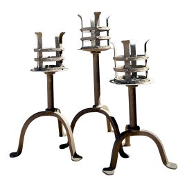 Example of Spanish Revival Candlestick Holders and Votive Holders
